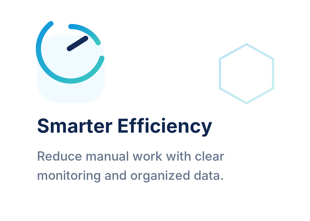 Smarter Efficiency feature card